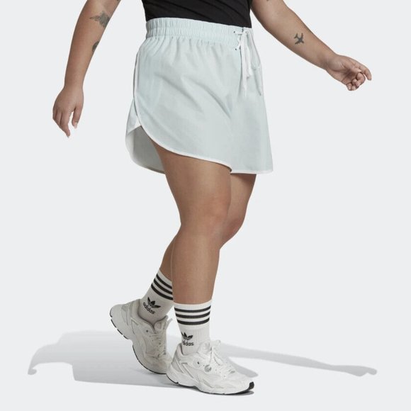adidas Originals Women's Always Original Laced Shorts (Plus Size) HK5100 NWT - Picture 3 of 6